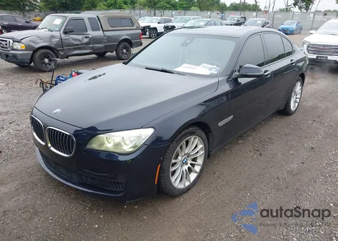 2013 BMW 750I xDrive из США, поврежденный, VIN WBAYB6C50DC998045